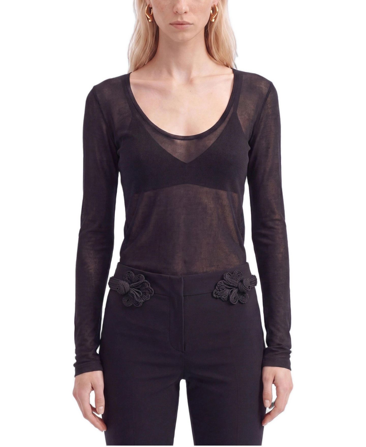 Женский топ NOCTURNE Sheer Knit — фото 1