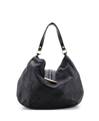 New Ladies Web Guccissima Medium Hobo