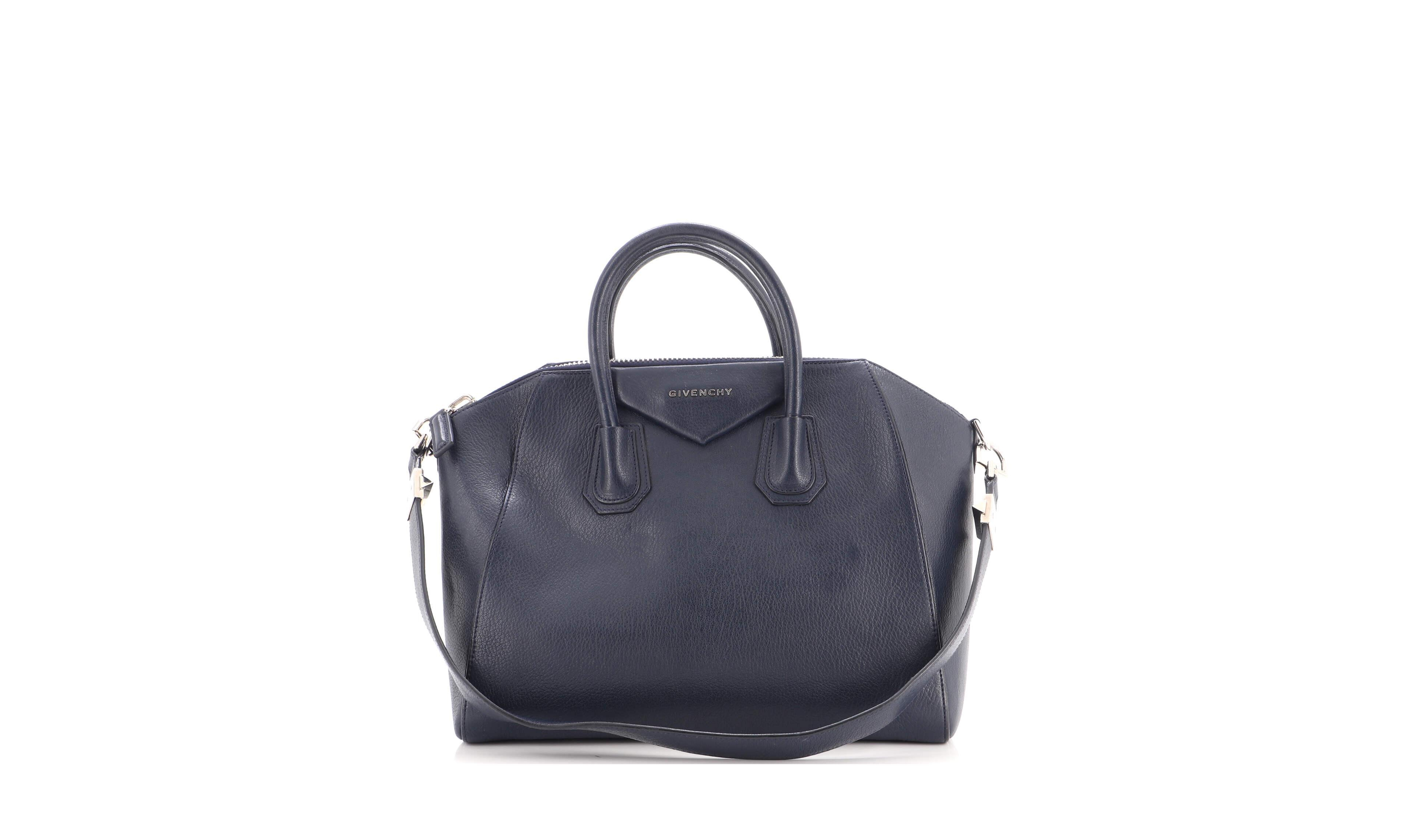 Pre-Owned Givenchy Antigona Medium Leather Top-Handle Satchel