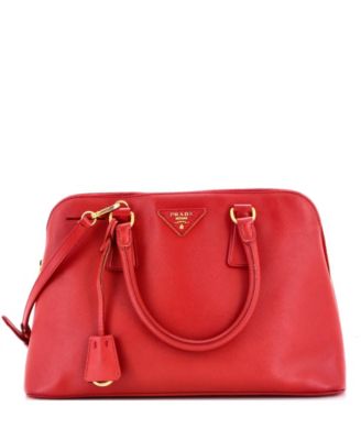 Promenade Saffiano Leather Medium Satchel, 12.5"W x 8.5"H x 5"D