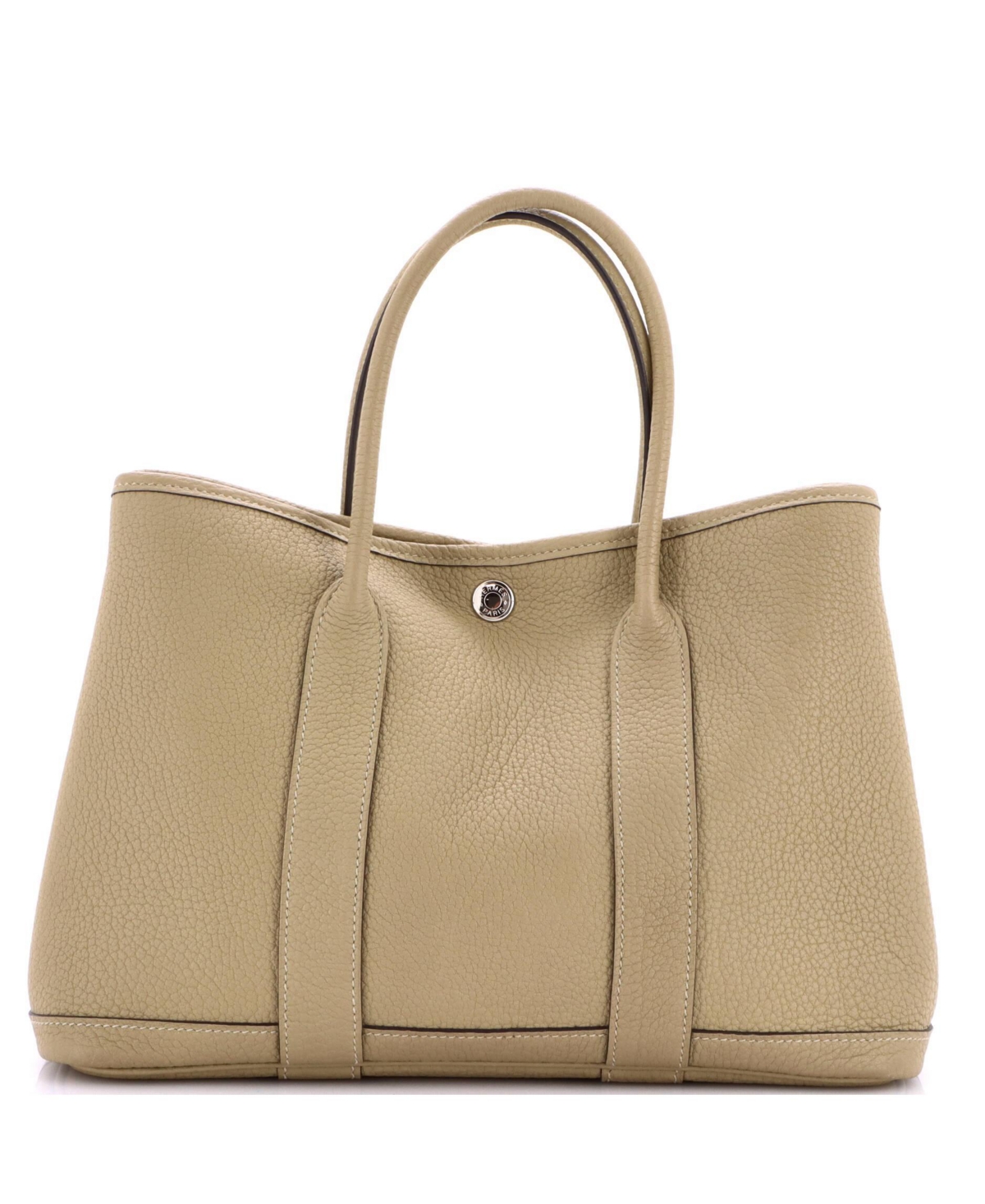Pre-Owned Hermes 30 Garden Party Tote Leather