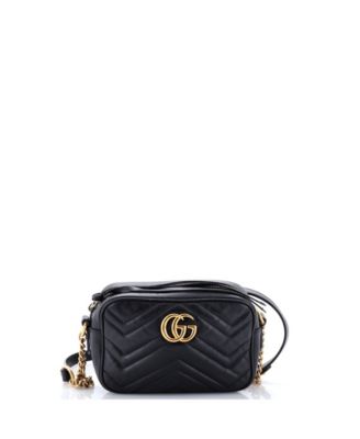 Mini GG Marmont Matelasse Leather Shoulder Bag