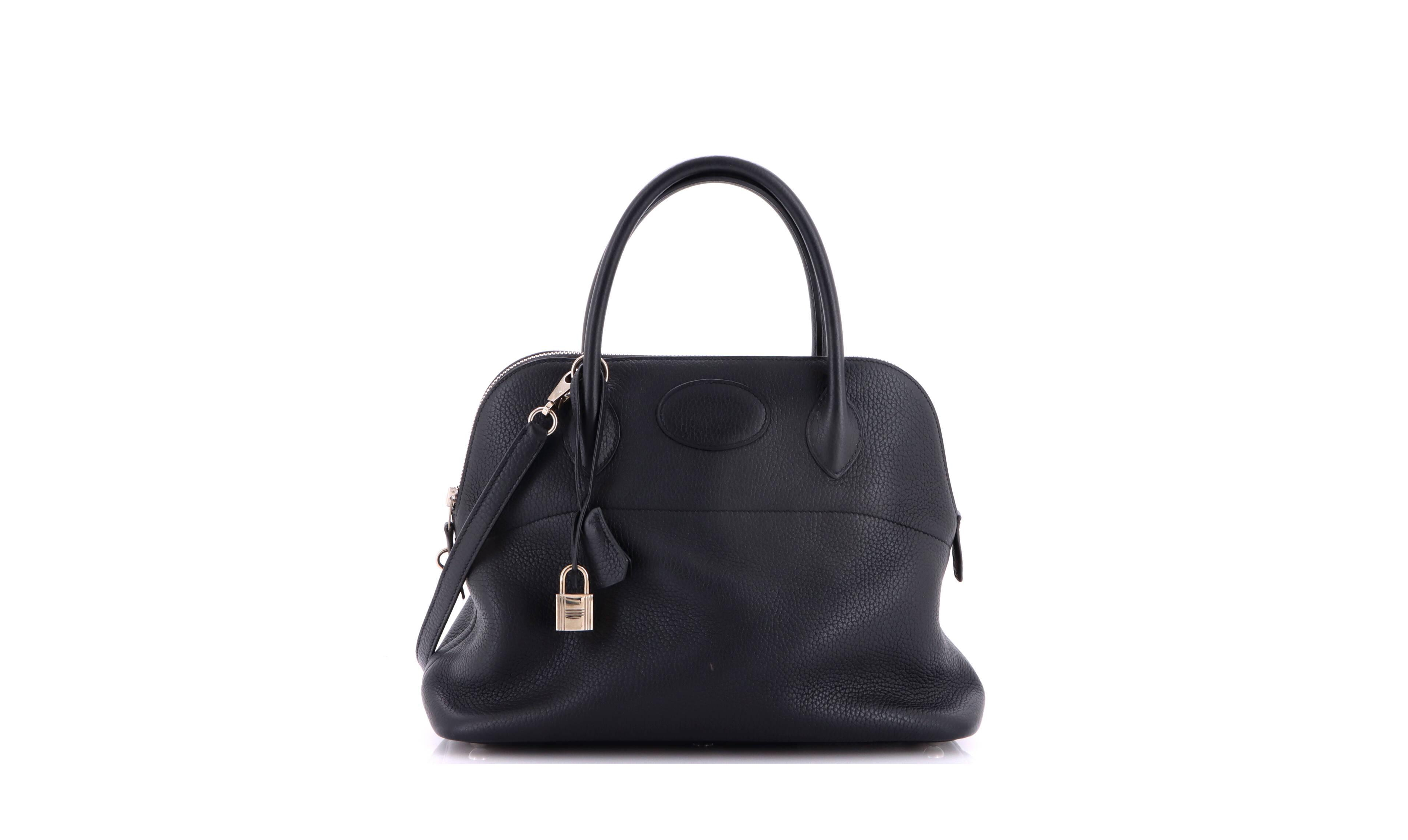 Pre-Owned Hermes Bolide Leather Shoulder Bag