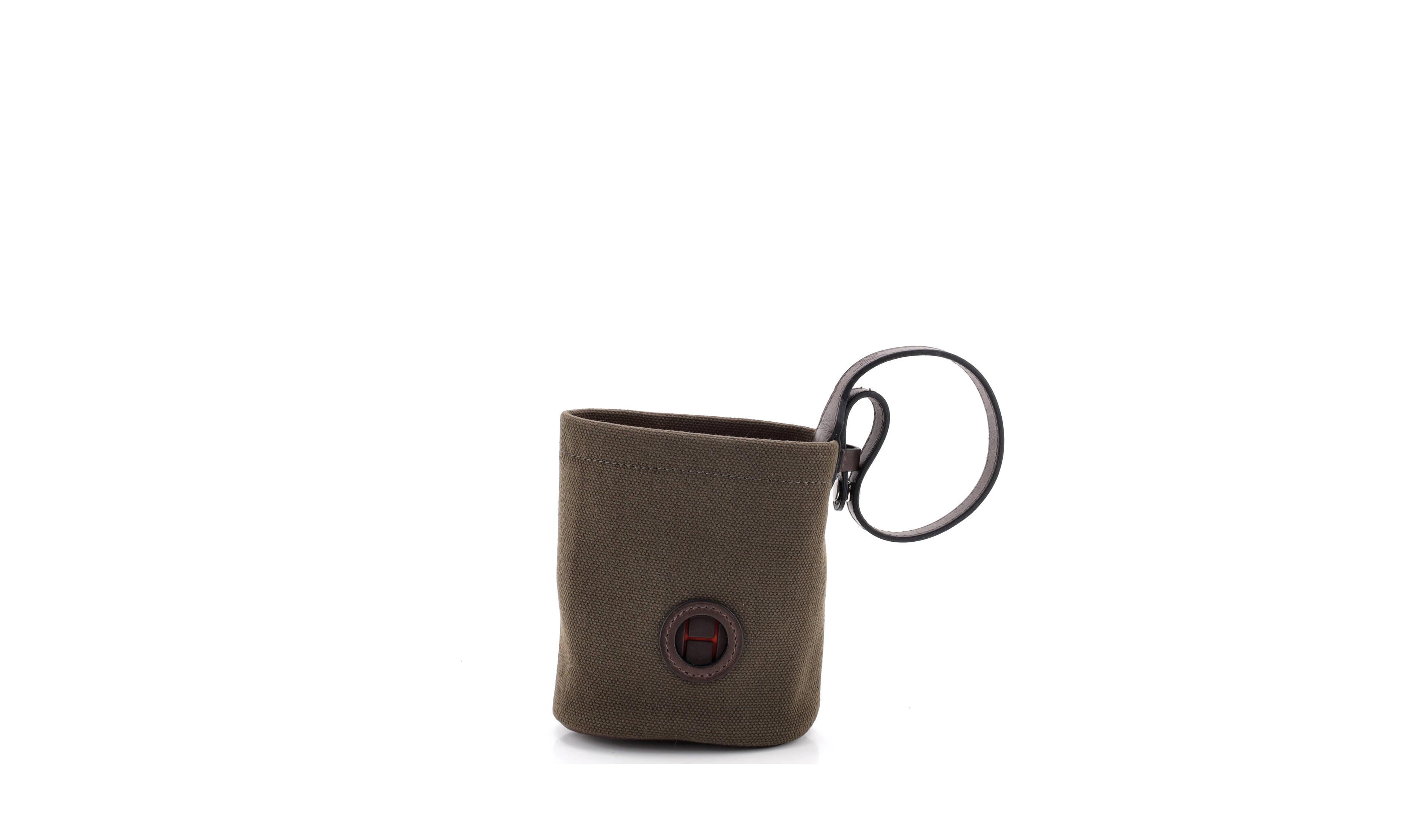 Pre-Owned Hermes On-The-Go Dog Pouch Toile