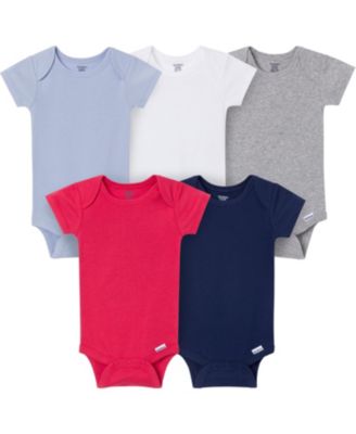 Baby Neutral 0-24M 5-Pack Short Sleeve Bodysuits