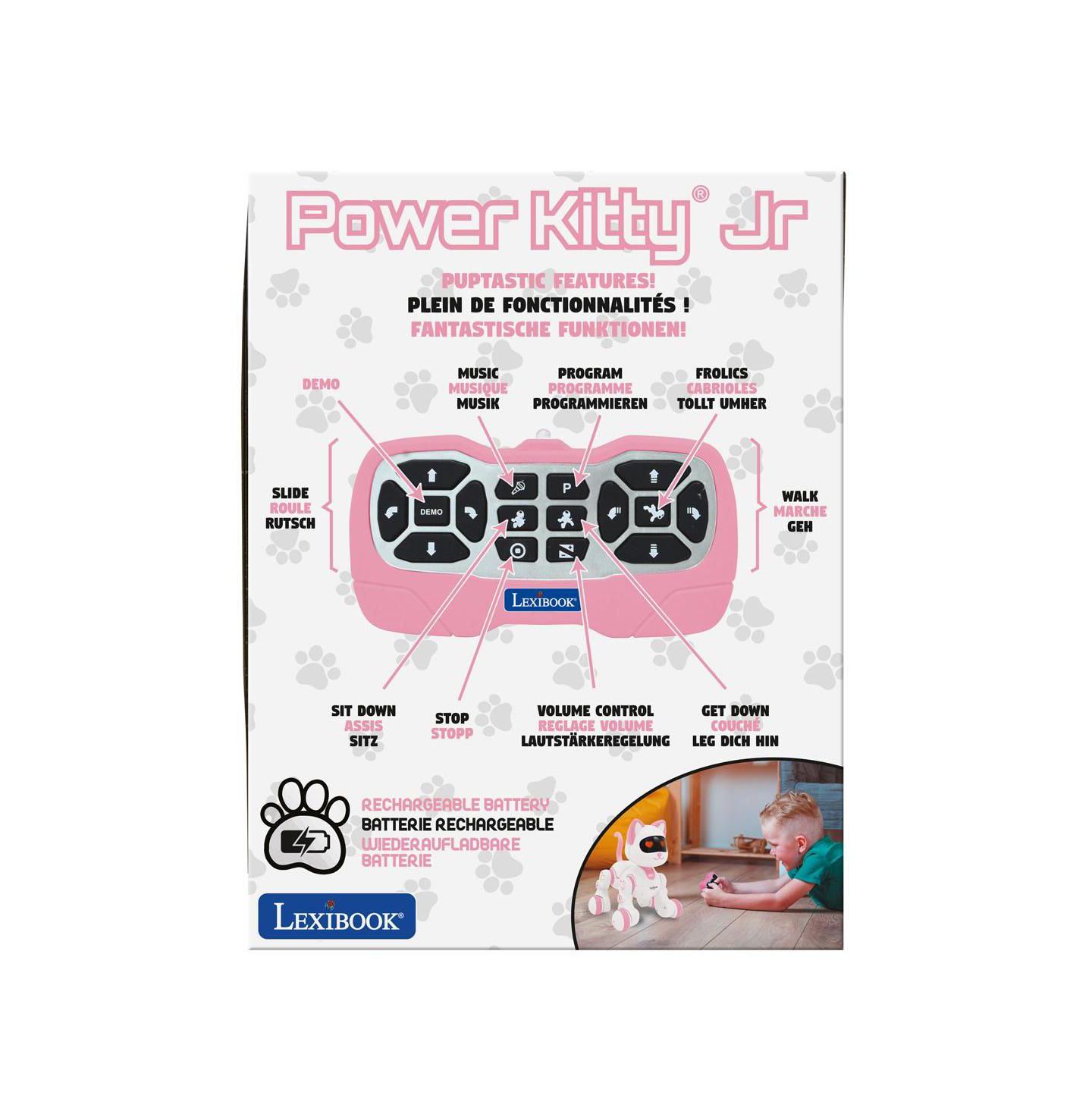 Детская игрушка Lexibook Power Kitty Jr. Remote Control Cat Interactive Stem Programmable Rechargeable KIT01 — фото 7