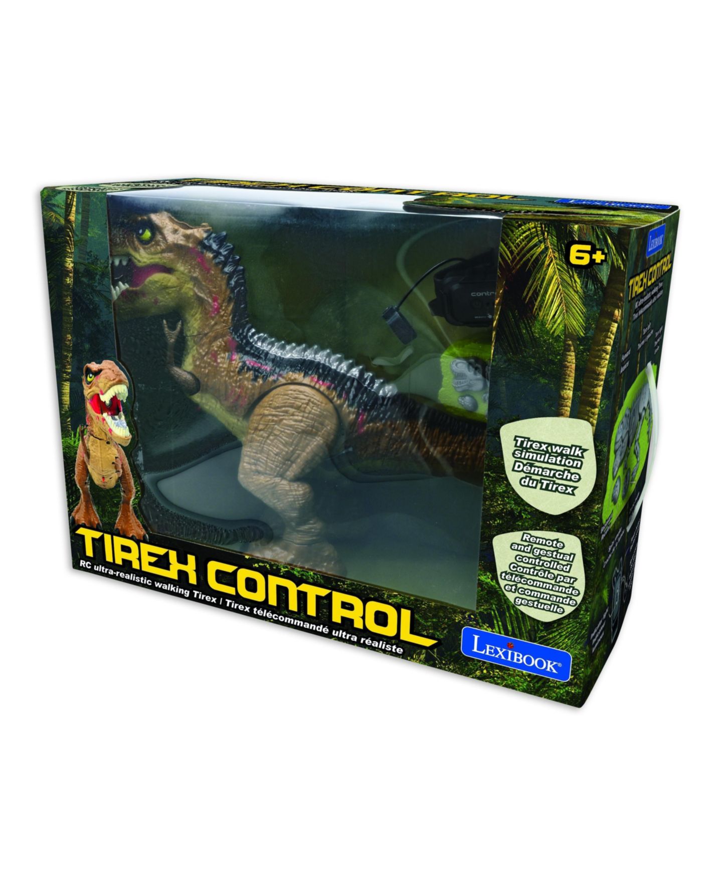 Детская игрушка Lexibook 1:3 Scale Tirex Articulated Smoke-Effects Remote Control Tyrannosaurus — фото 8