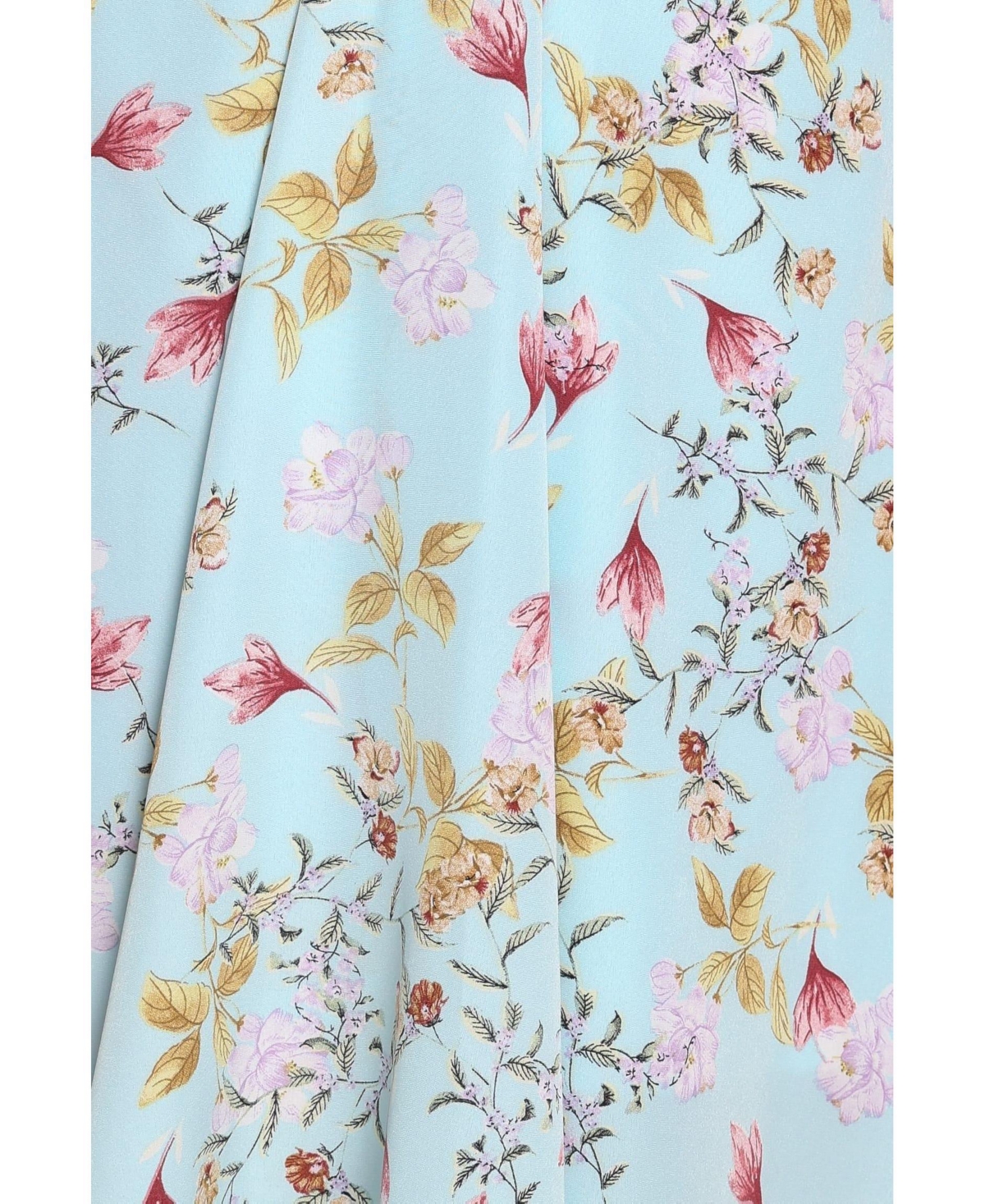 Petal and Pup Women's Marta Strapless Floral A-Line Midi Dress