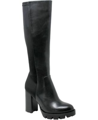 Women's Gala Knee High Chunky High-Heel Tall Boot