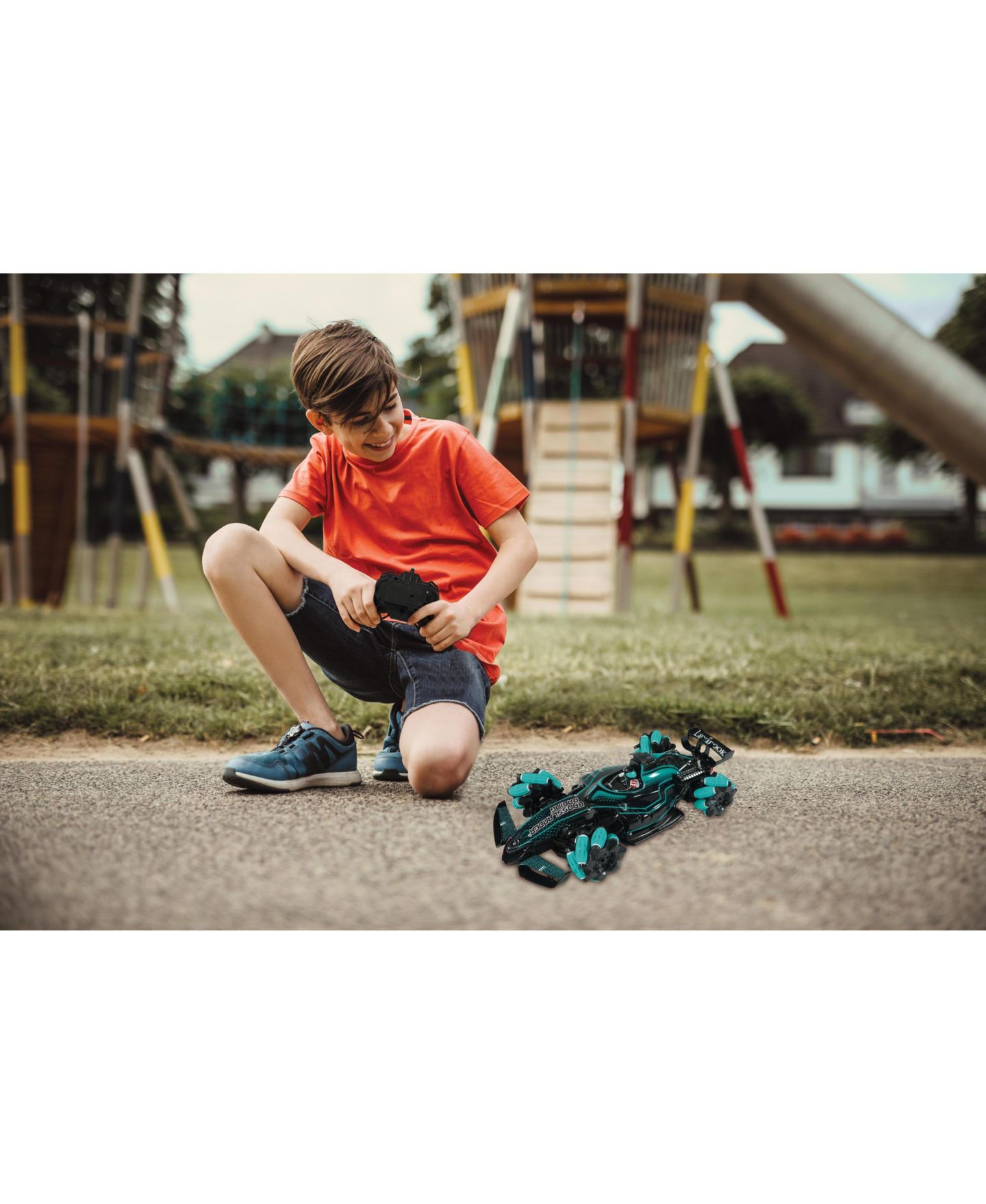 Детская игрушка Lexibook Formula 1 Crosslander Racing Drift Remote Control Car with Smoke Effects, RC61, цвет: Синий — фото 7