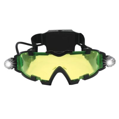 Spy Mission Retractable LED Light Night Vision Goggles, Ages 6+