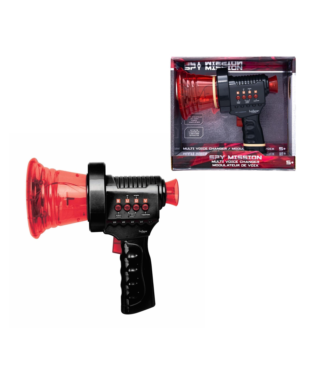 Lexibook Voice Changer with 8 Sound Effects, Robot Voice, and 7 Pitch Levels