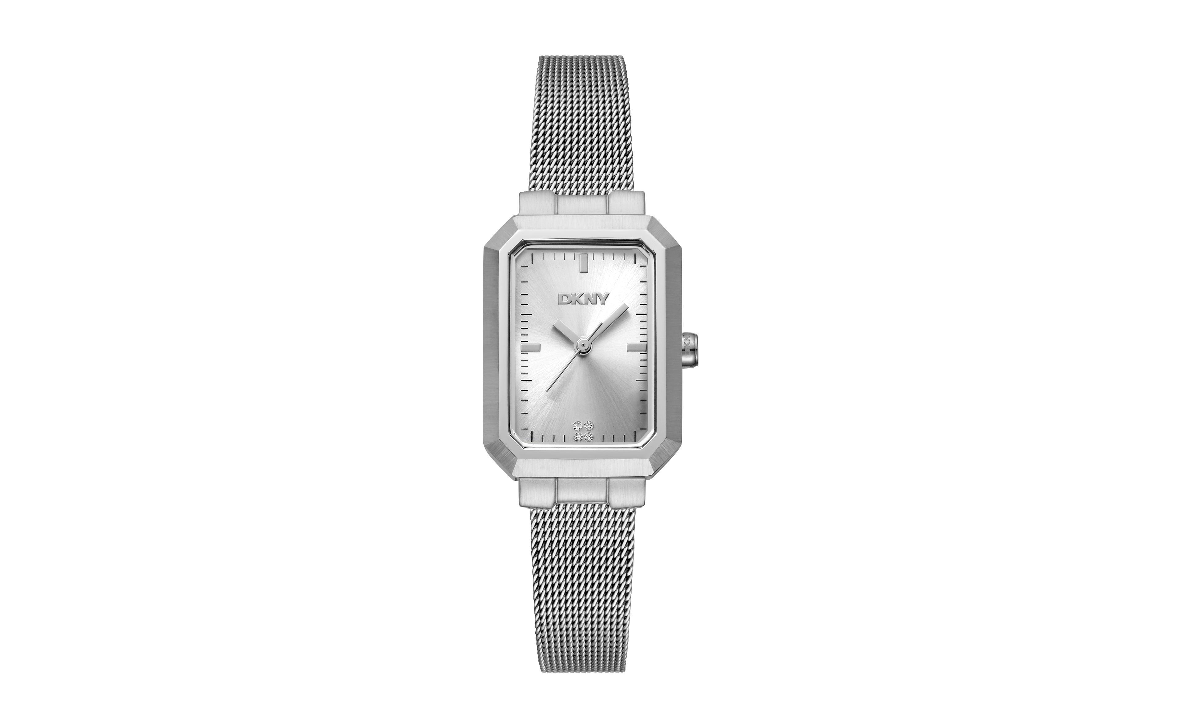 Dkny Women's Everyday Quartz Water-Resistant Silver Stainless Steel Bracelet Watch, 22 mm