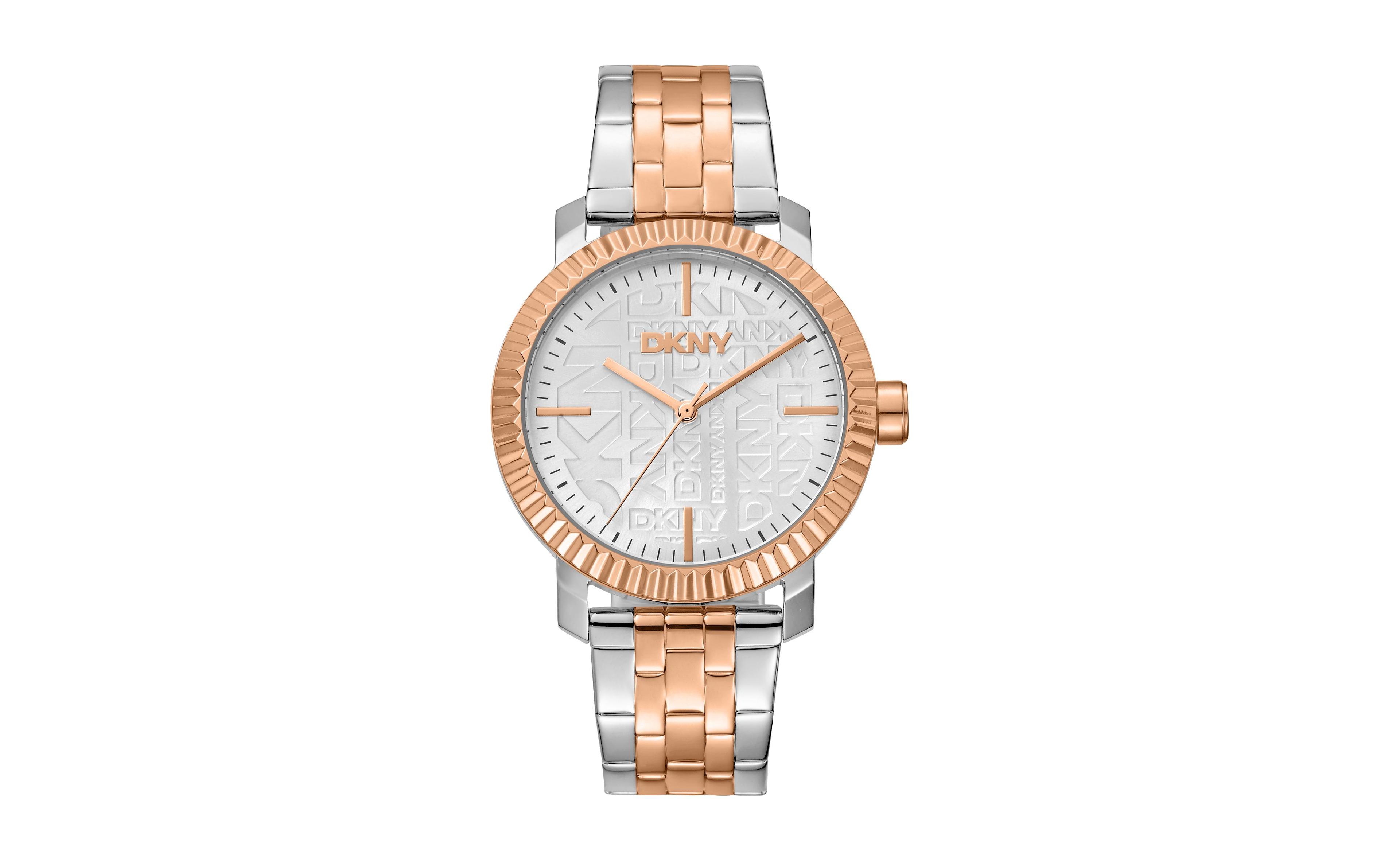 Dkny Women's Quartz Everyday Two-Tone Stainless Steel Bracelet Watch, 36mm