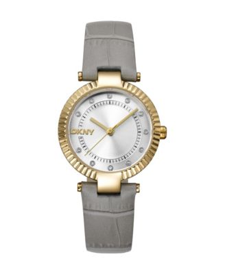 Women's Evening Quartz Leather-Strap Watch, 30 mm