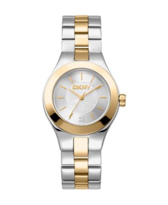 Women's Quartz Parsons Midi Two-Tone Stainless Steel Bracelet Watch, 30mm