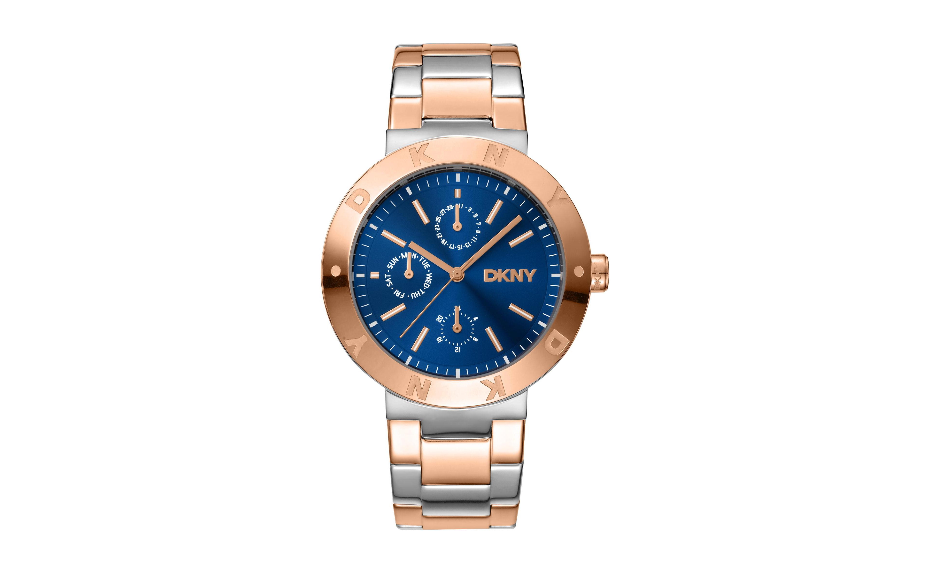 Dkny Women's Quartz Eastside Maxi Two-Tone Stainless Steel Bracelet Watch, 38 mm