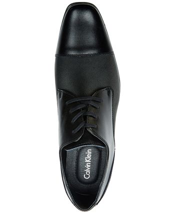 Calvin Klein Men s Bram Diamond Textured Oxfords Macy s