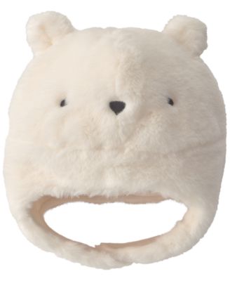 Baby Boys' or Baby Girls' Polar Bear Holiday Faux Fur Hat