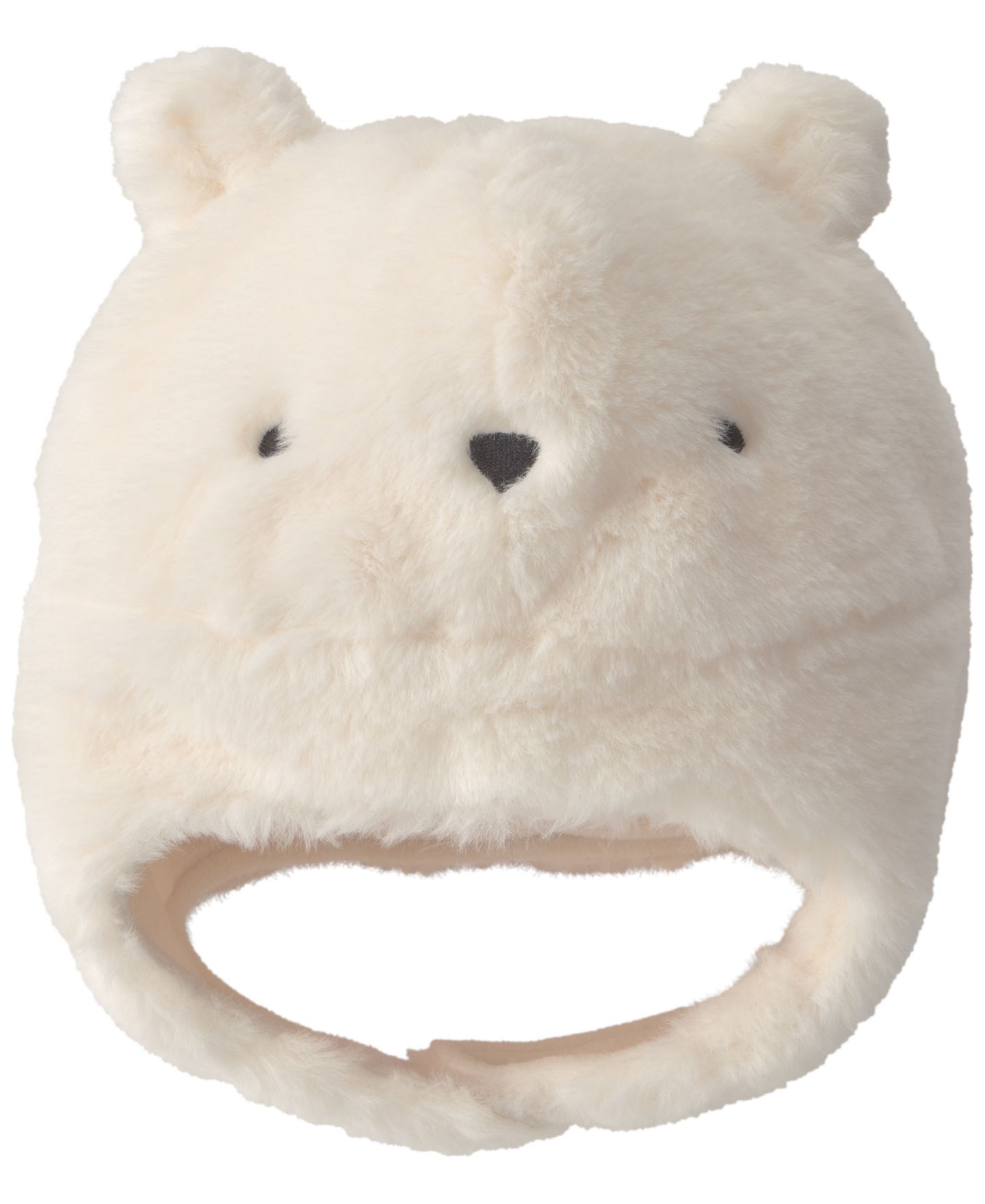 Головной убор Carter's Or Polar Bear Holiday Faux Fur Hat для малышей, цвет: Белый — фото 1