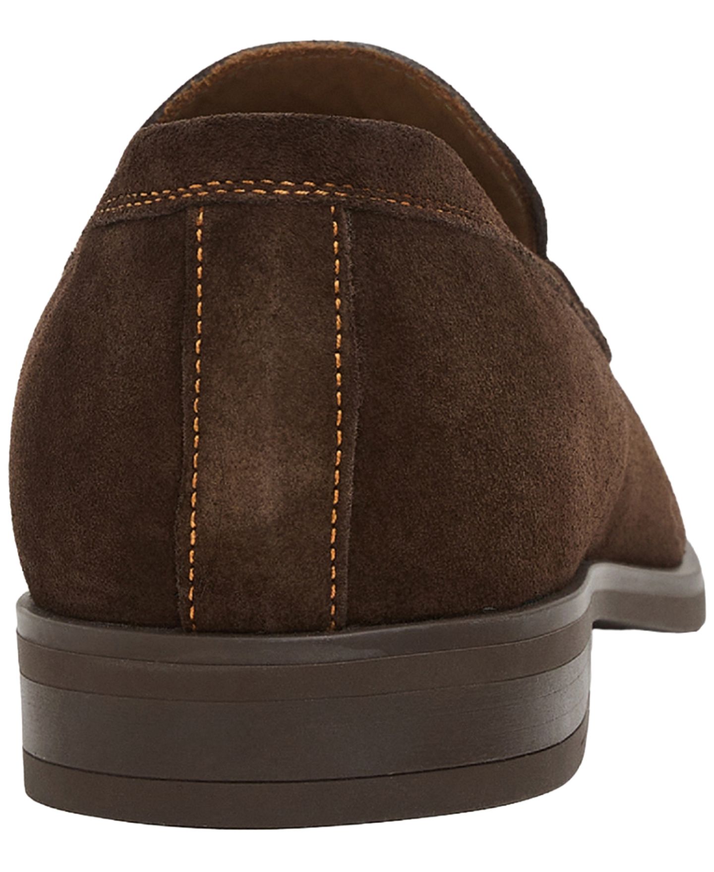 Мужские туфли Bruno Magli Fiore Premium Suede Round Toe, цвет: Тёмный коричневый замшевый — фото 3