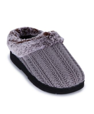 Women's Cable-Knit Memory-Foam Clogs