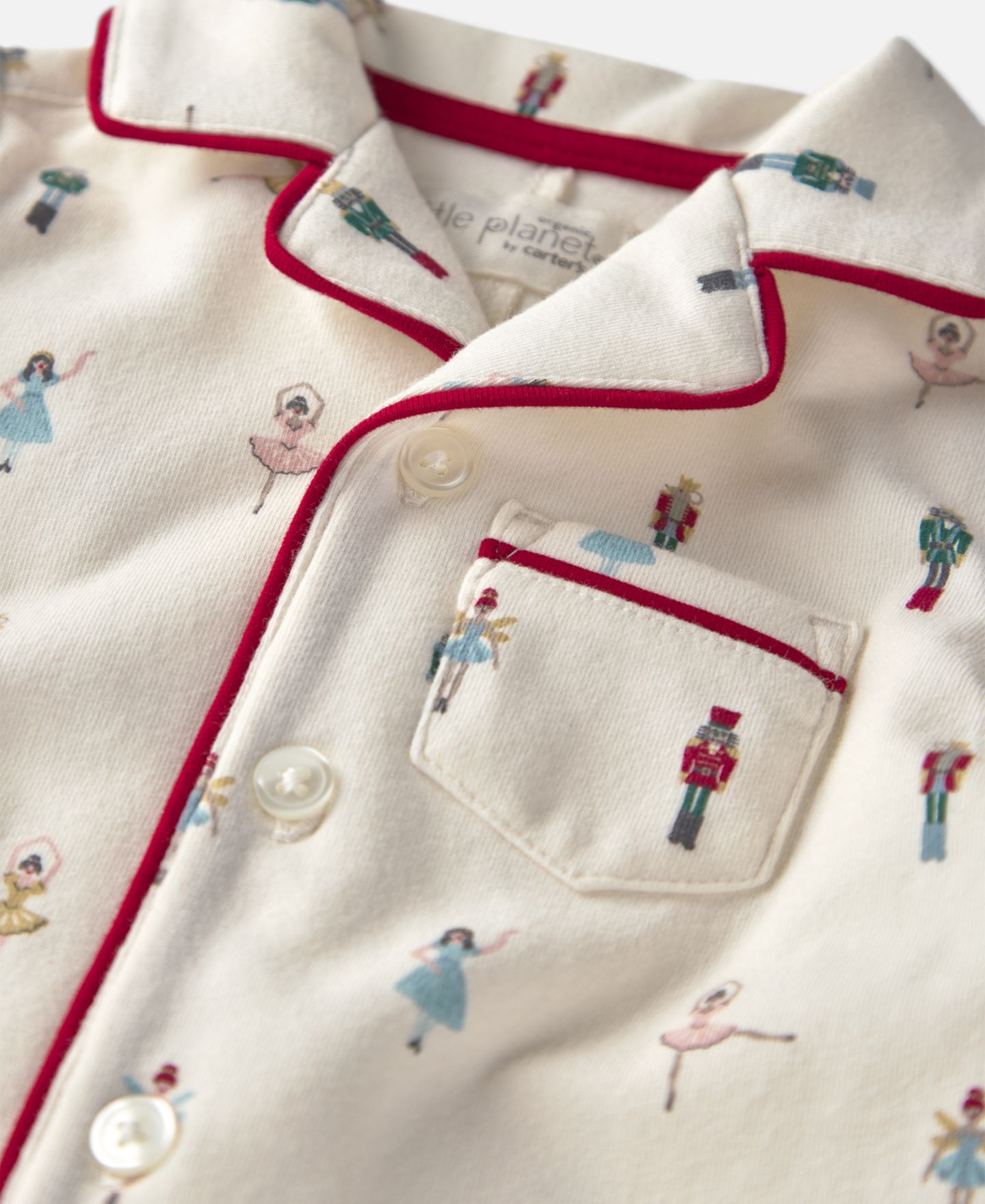 Комбинезон Carter's Nutcracker Long-Sleeve Jumpsuit для малышей — фото 3