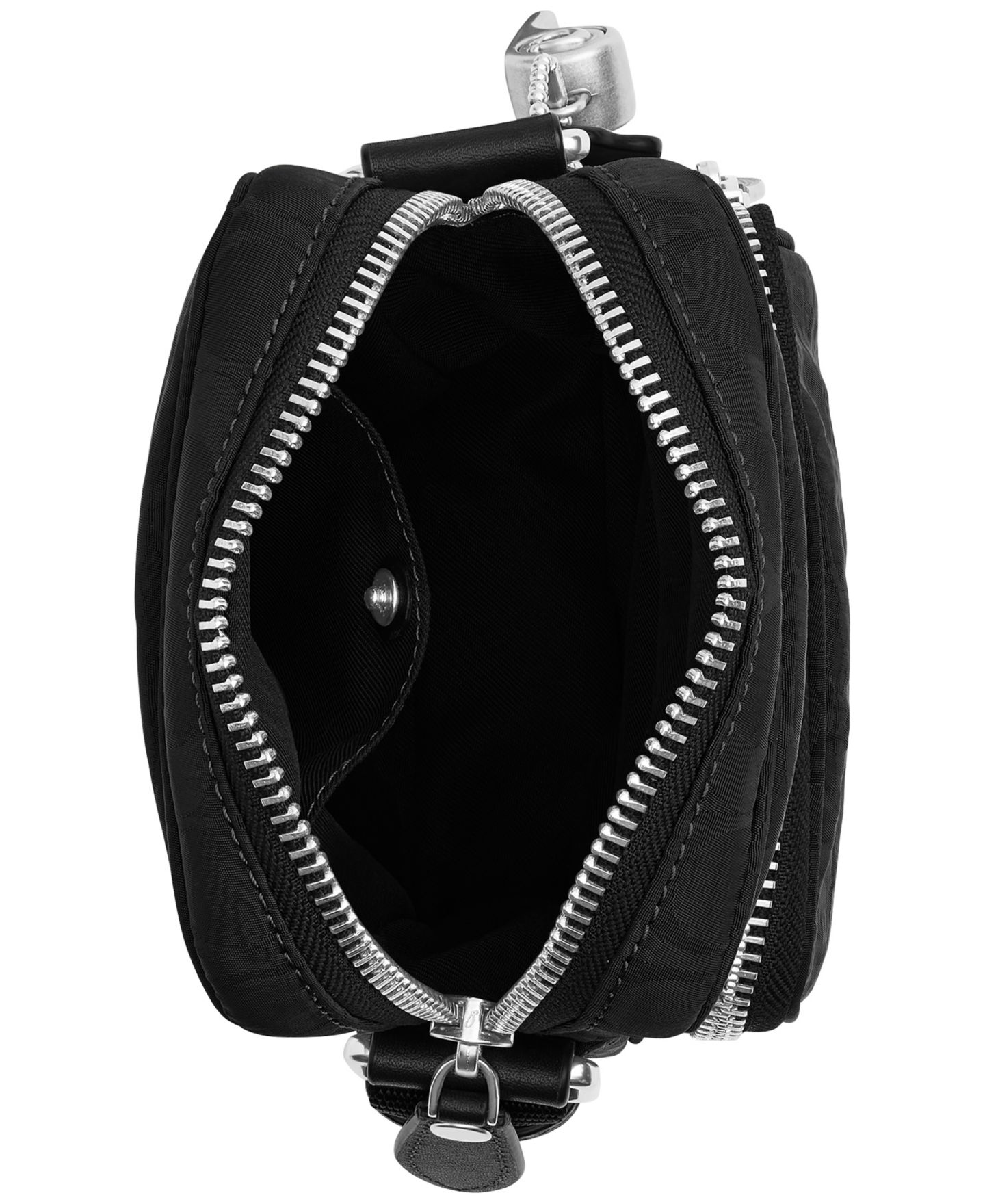 Мужская сумка COACH Locke Signature Nylon Jacquard Adjustable Strap Crossbody, цвет: Чёрный — фото 4