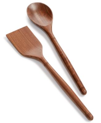 Martha Stewart Collection - 2-Pc. Heirloom Walnut Utensil Set