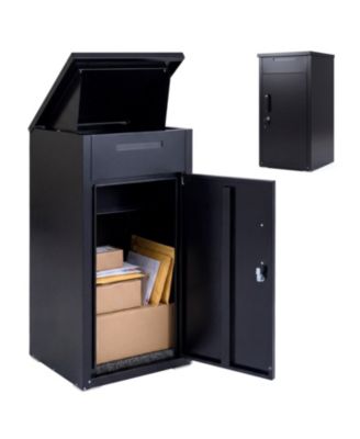 Top Loading Package Delivery Box with Anti-Theft Cable Lock Kit