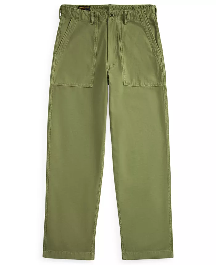 Men's Relaxed Fit Reverse-Sateen Utility Pants - thumbnail 10