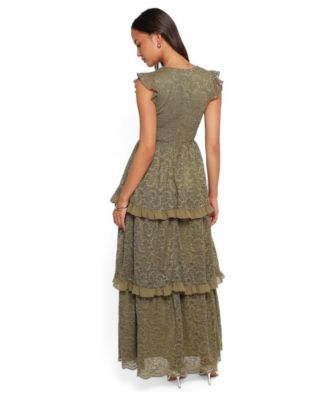 backyard engagement party dress SIZE:11 Wedding attire girl's formal wear Beautiful pastel colors for