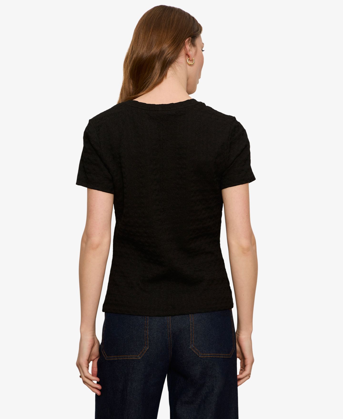 Женская футболка Sanctuary Icon Crewneck Short-Sleeve, цвет: Чёрный — фото 6