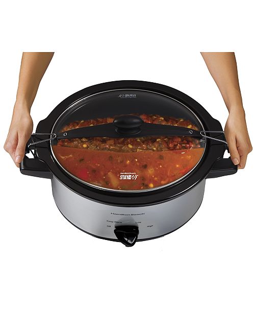 Hamilton Beach Stay or Go® 4Qt. Slow Cooker & Reviews Small