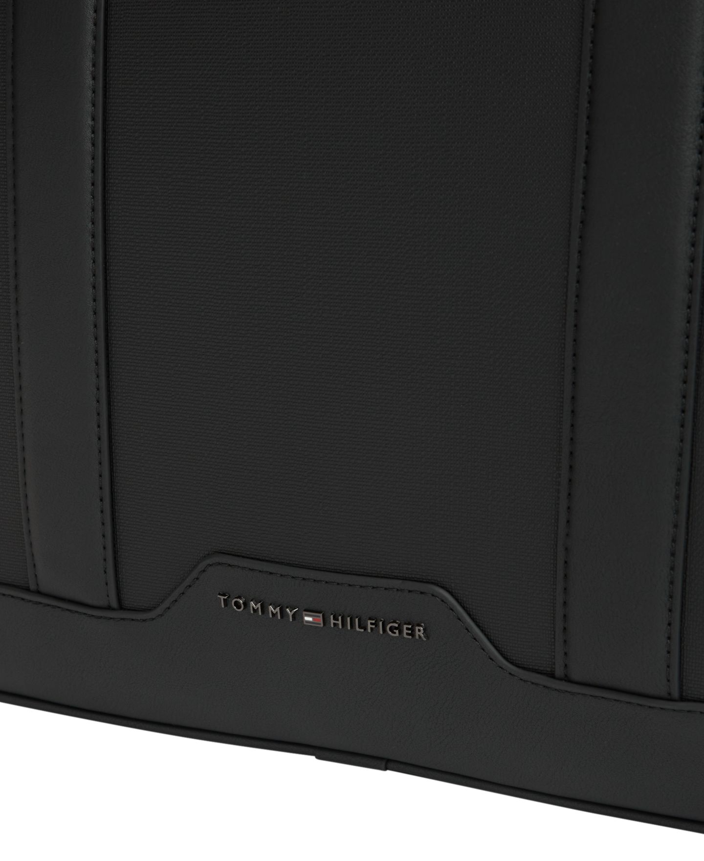 Мужская сумка Tommy Hilfiger Textured Computer, цвет: Чёрный — фото 4