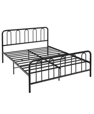 Full Queen Size Metal Bed Frame with Headboard and Footboard Queen Size