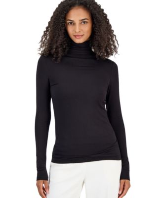 Women's Long-Sleeve Seamless Turtleneck