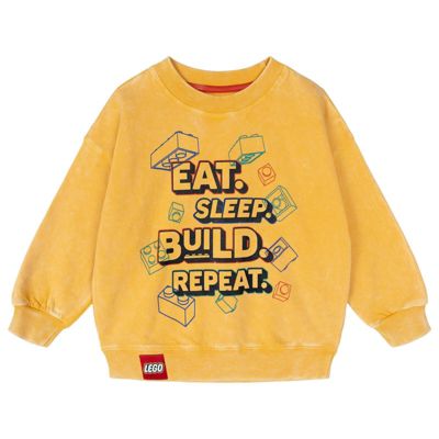 Toddler Boys' 2T-5T Face Grid Graphic Crewneck Cotton-Blend Sweatshirt
