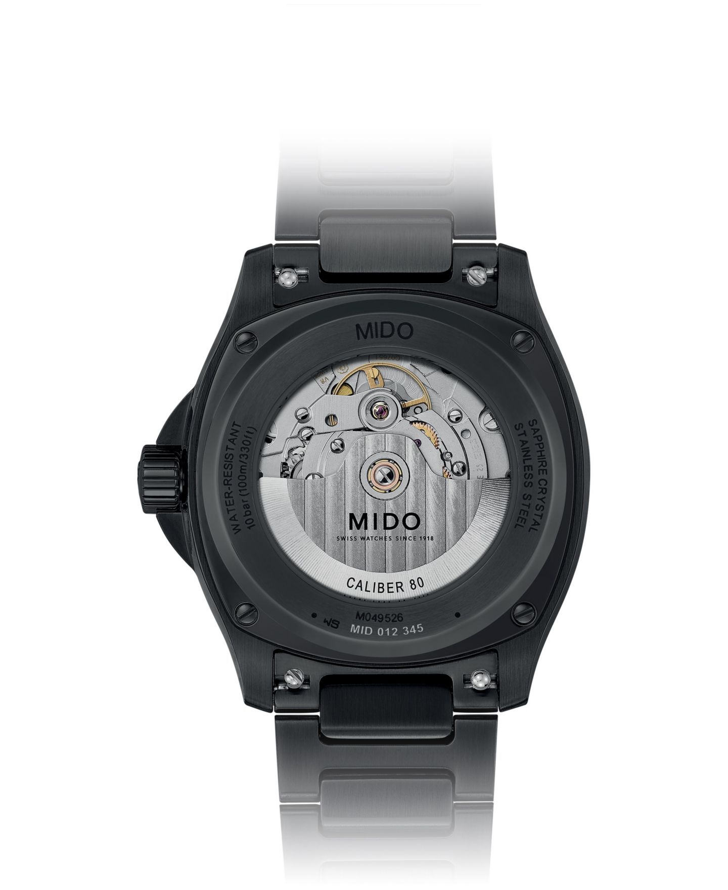 Мужские часы Mido Swiss Automatic Multifort TV Big Date Stainless Steel Watch 40mm — фото 2