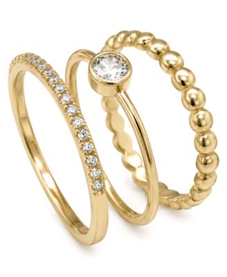 Women's 3-Piece Ring Set