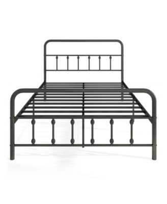 Bed Frame with Headboard and Under Bed Storage Full Size