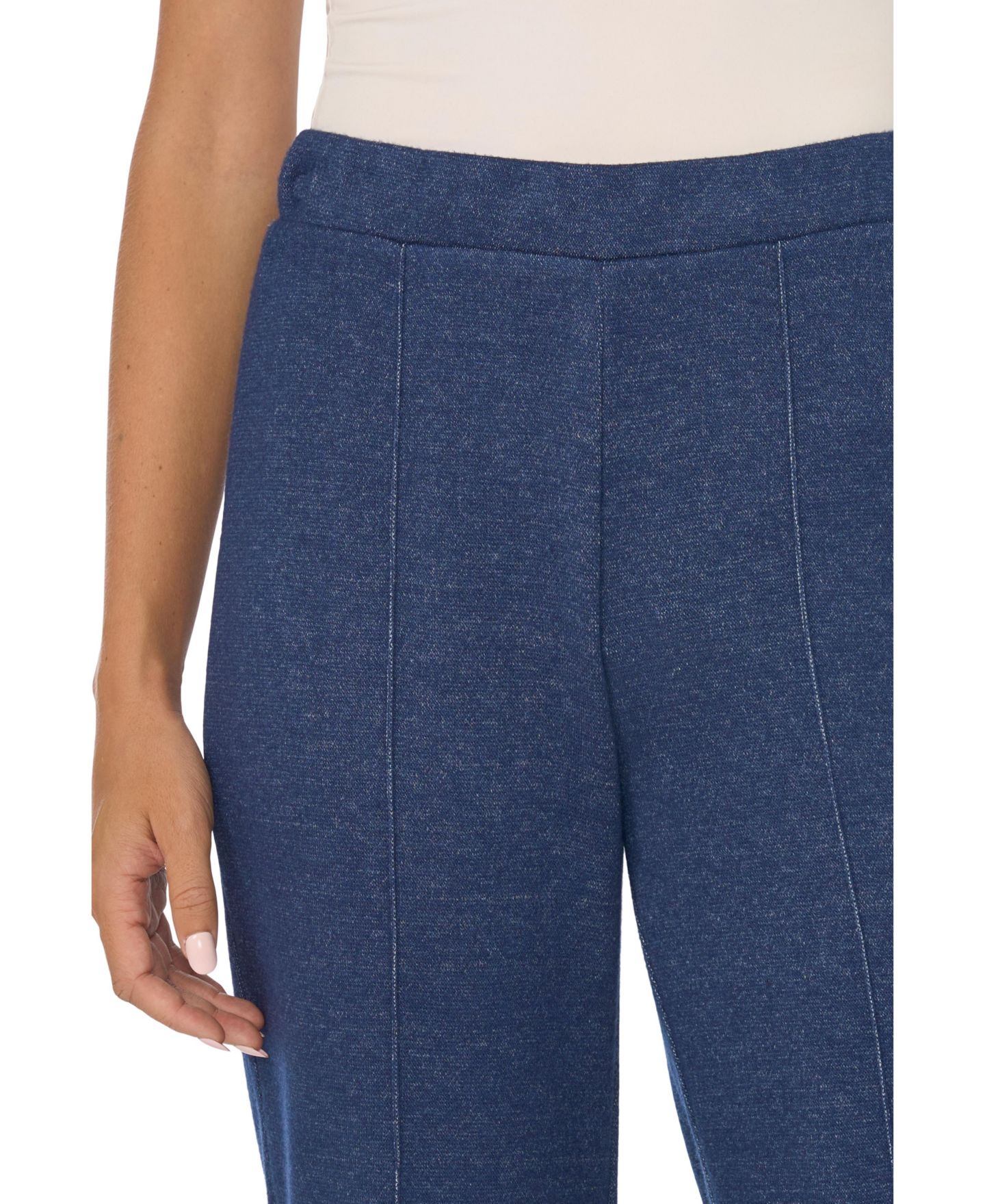 Женские брюки Vince Camuto Knit Pull-On Wide-Leg, цвет: Сумеречный — фото 4