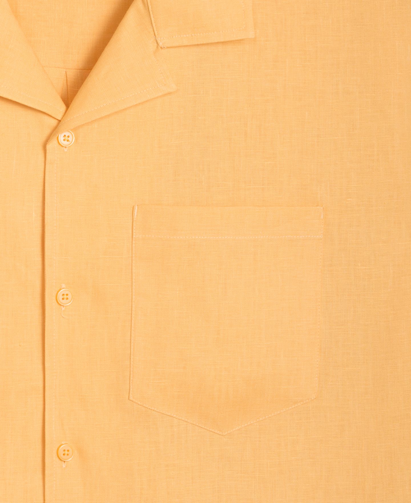 Мужская рубашка Mode of One Boxy-Fit Short-Sleeve Linen Camp, цвет: Cornsilk — фото 4