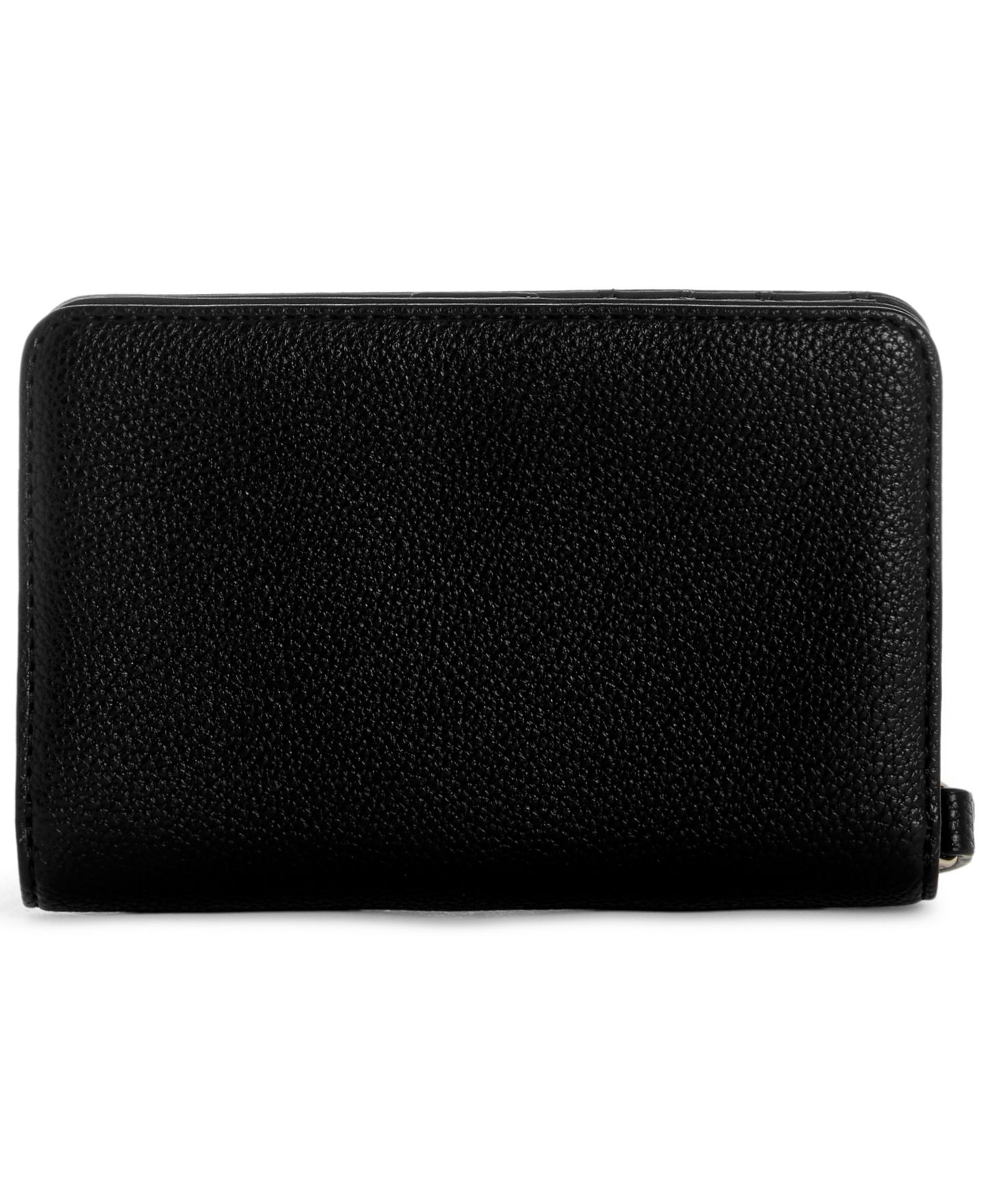 Женский кошелёк GUESS Shimmer Zip-Top French Wallet, цвет: Чёрный — фото 2