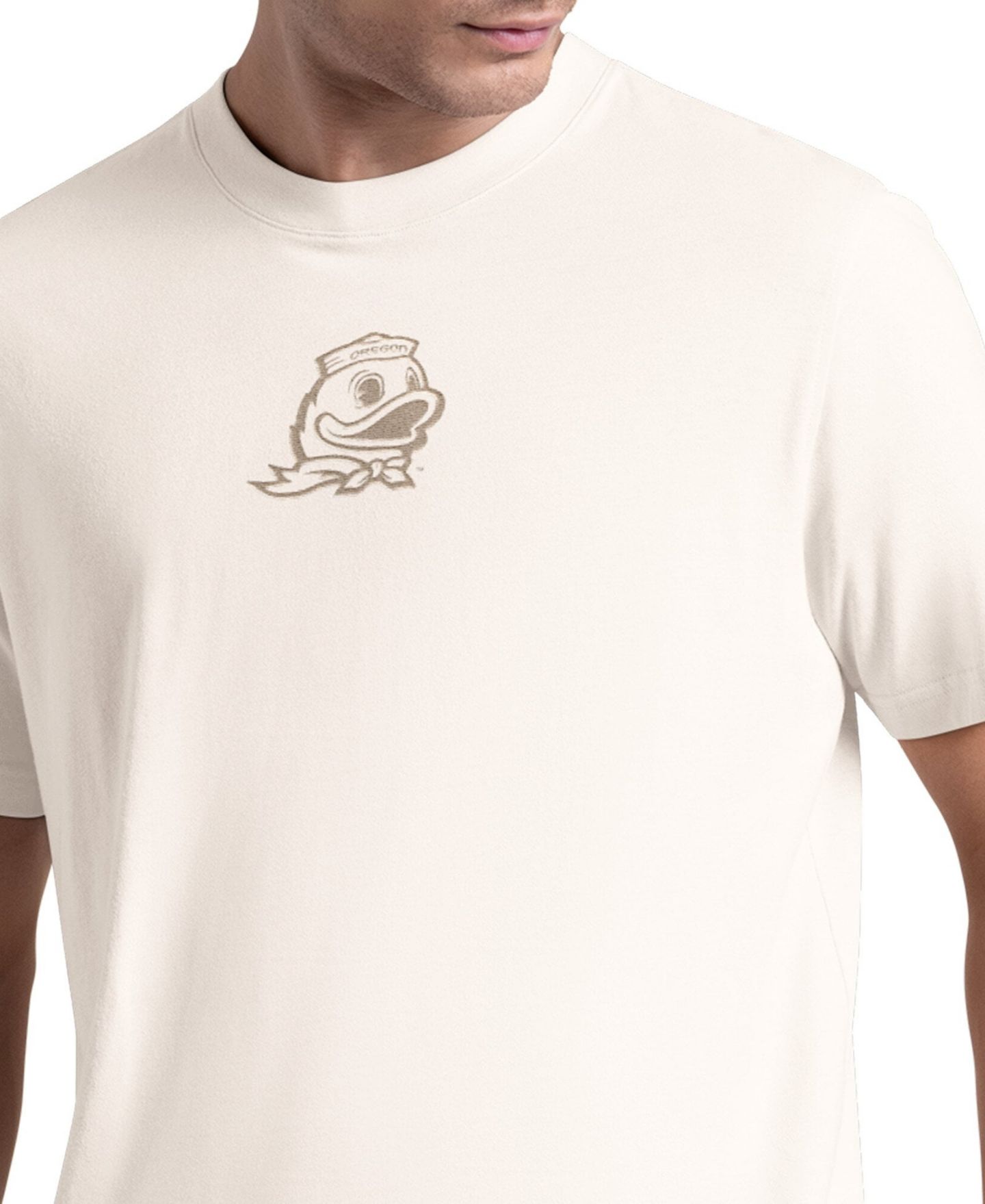 Мужская футболка Starter White Oregon Ducks Warm Up — фото 3