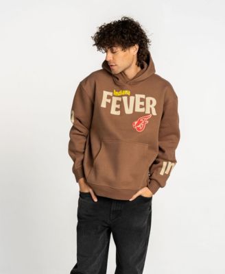 Men's and Women's Brown Indiana Fever Washed Fleece Hoodie
