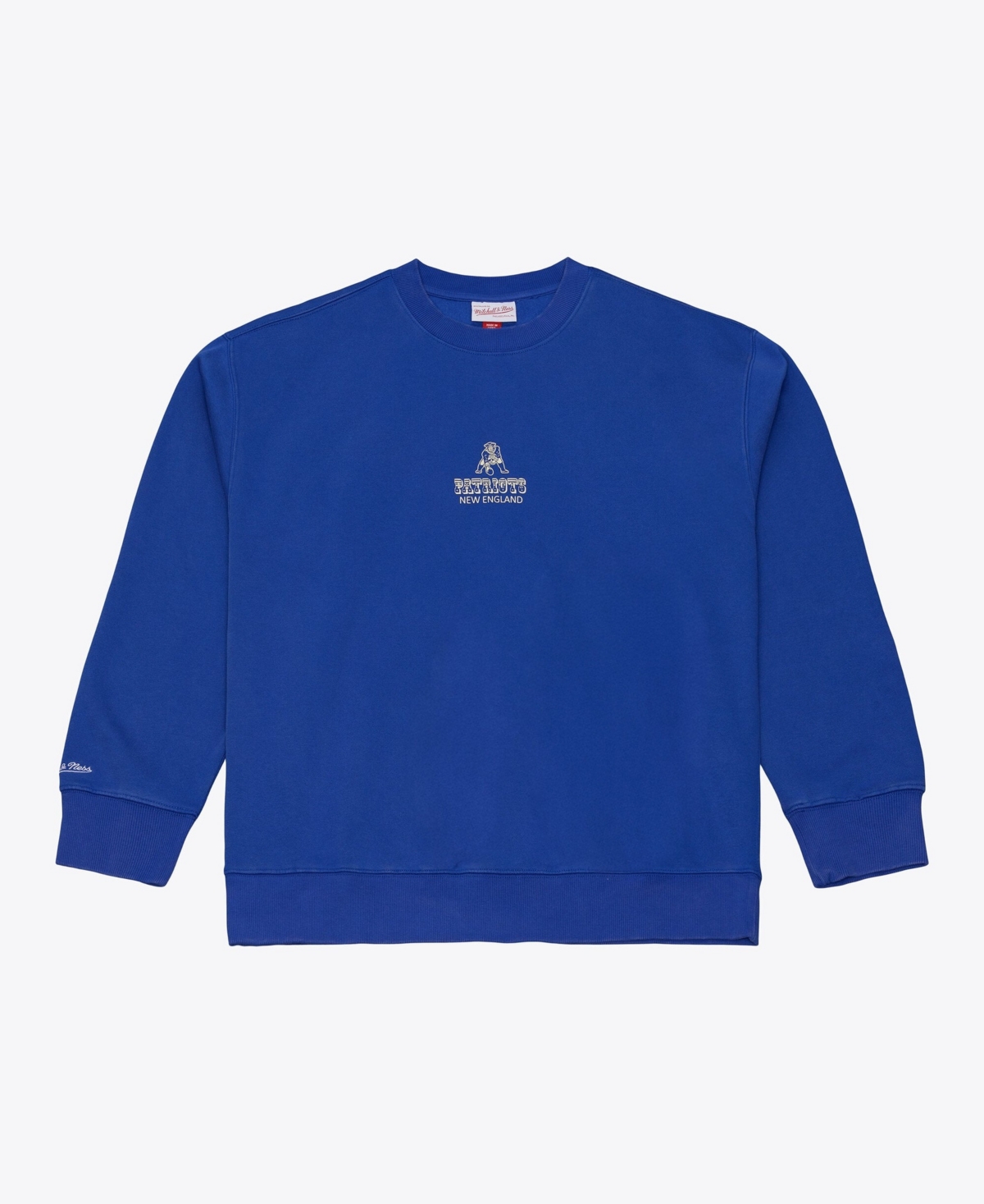 Mitchell & Ness Men's Core Essentials Micro Logo Crewneck Fleece Sweatshirt