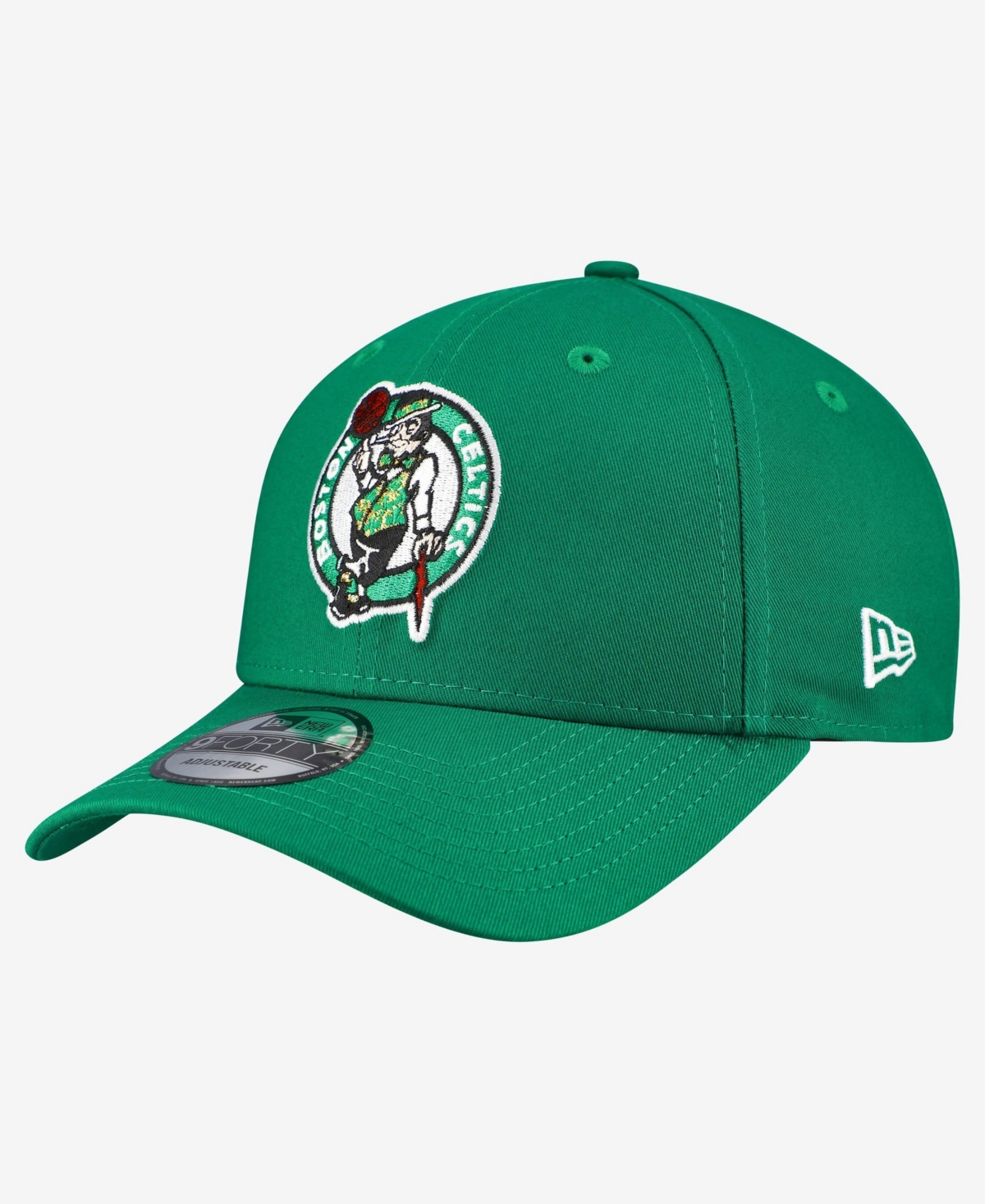 Men's New Era  Kelly Green Boston Celtics Team 9FORTY Adjustable Hat