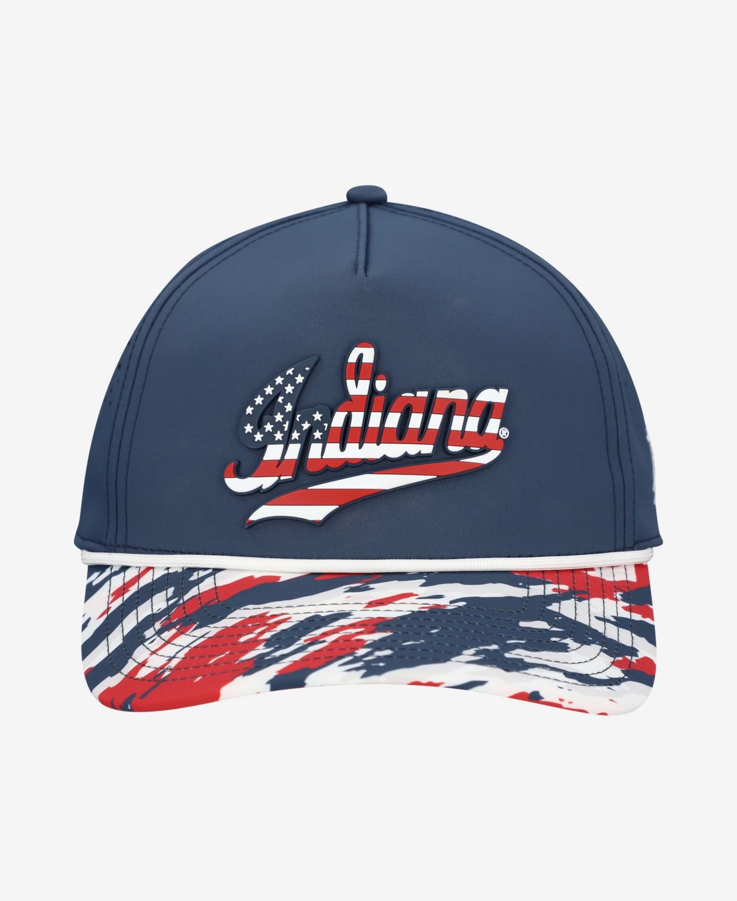 Кепка Branded Bills Navy Indiana Hoosiers Stars Stripes Rope Adjustable Hat — фото 2
