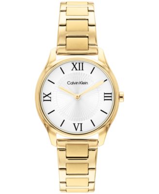 Women's Sculpted Essentials Quartz Gold-Tone Stainless Steel Bracelet Watch 28mm